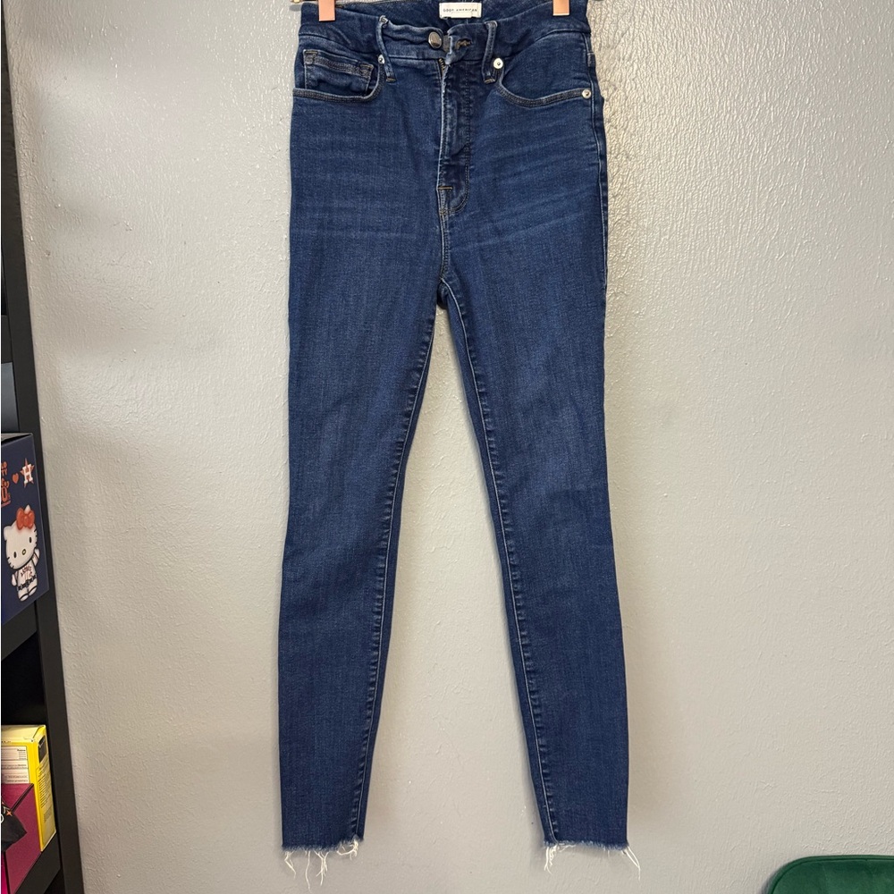 Good American Dark Blue Skinny Jeans